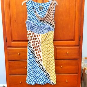 Taylor Cowlneck Dress, Size 4